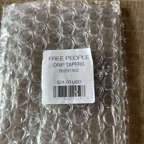 Free People x By Land + Sea Color Drip Small Taper Set of 2 - Picture 6 of 6